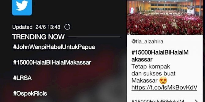Halal Bi Halal Makassar Trending Topic Di Twitter