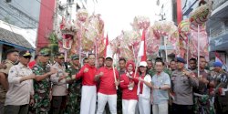 Wali Kota Makassar Kobarkan Semangat 45 di Kawasan Pecinan