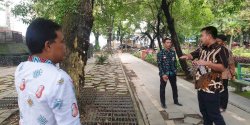 Camat Ujung Pandang Renovasi Jogging Track Taman Macan