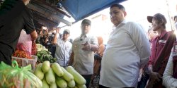 Munafri Dampingi Forkopimda Sulsel, Tinjau Pasar Tradisional: Stok Aman, Harga Stabil