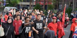 May Day 2026, Munafri-Aliyah Ramaikan Fun Walk Serikat Buruh dan Pekerja